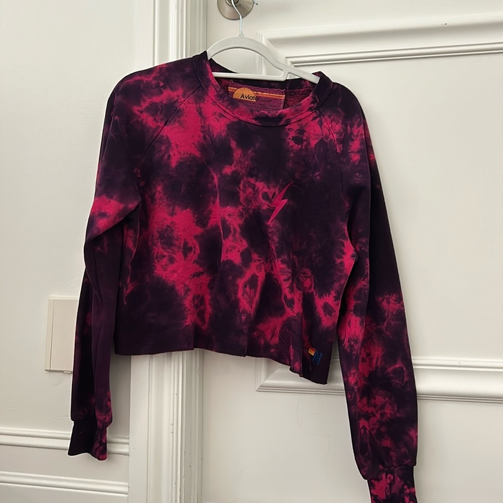 Purple Tie Die aviator nation set